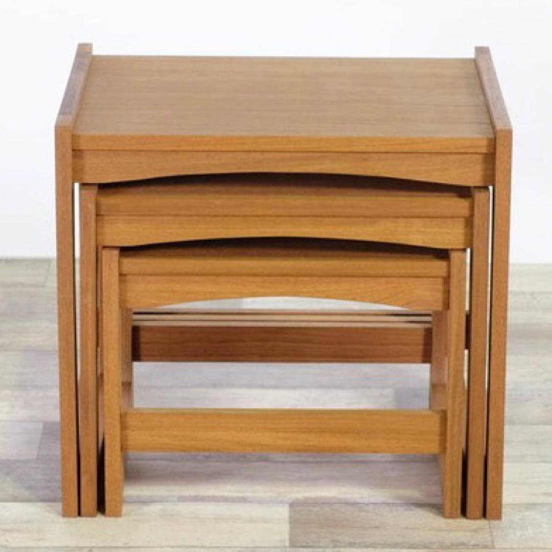 G 新品 北欧 ネストテーブル サイドテーブル ミニテーブル 天然木 収納 机
