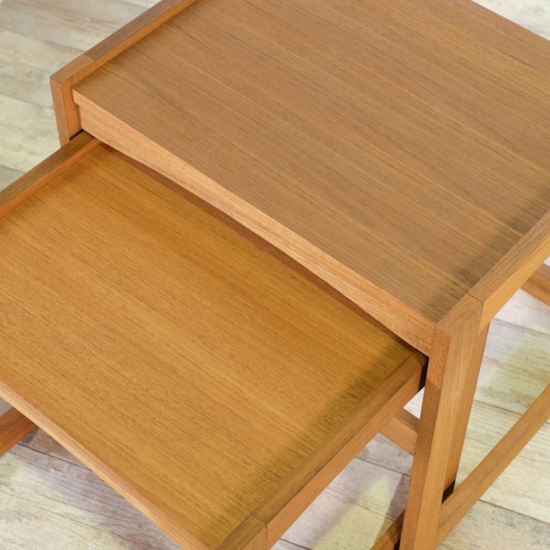 G 新品 北欧 ネストテーブル サイドテーブル ミニテーブル 天然木 収納 机