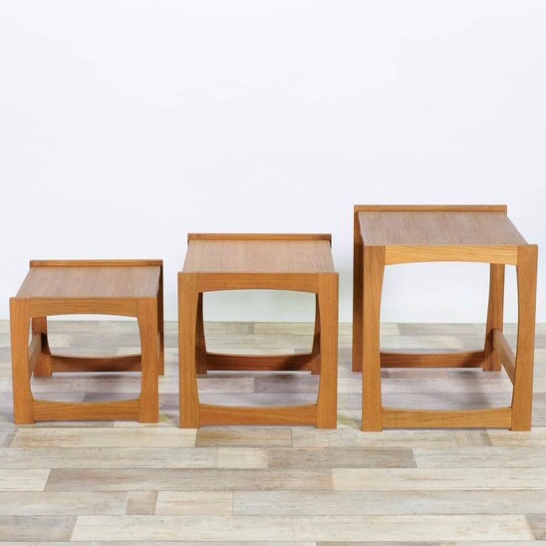 G 新品 北欧 ネストテーブル サイドテーブル ミニテーブル 天然木 収納 机