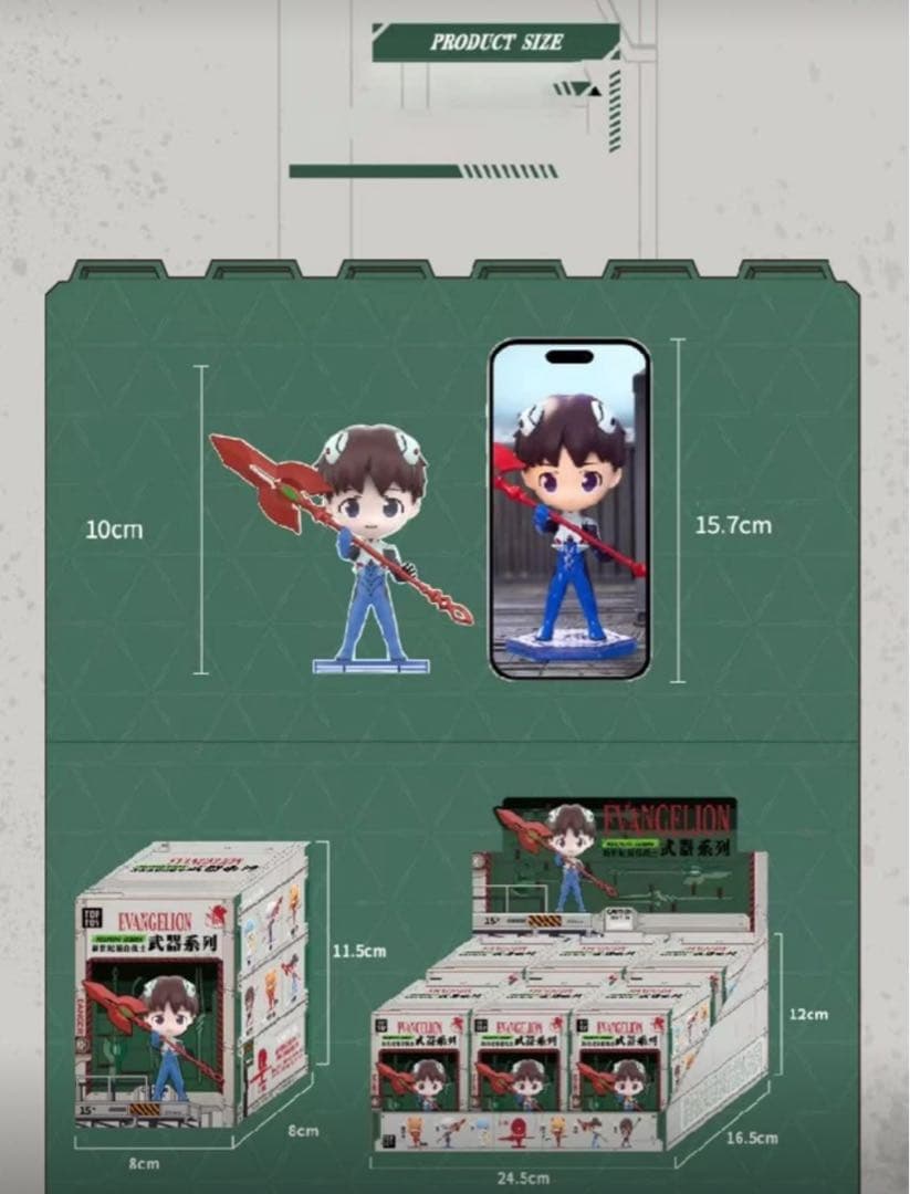 エヴァンゲリオン チビキャラフィギュア 6体セット