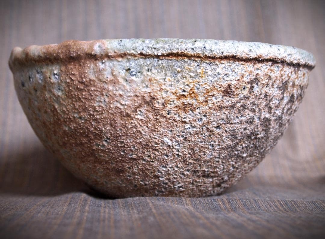 最上作★クリストファー・レイヴェンフォール【師：多久守】★備前《窯変》鉢★共箱