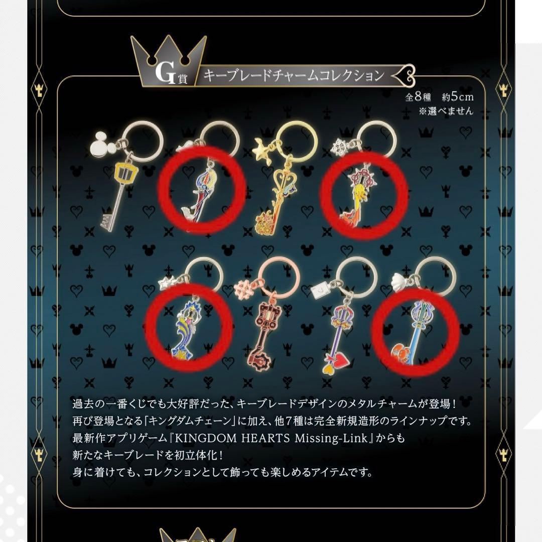 キングダムハーツ 一番くじ キーブレードチャーム - メルカリ