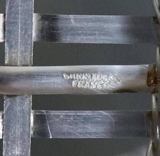 ヴィンテージ クリストフル レアモデル!! ワインボトルバスケット 美品