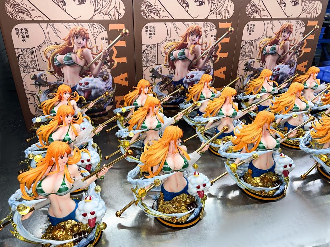 ワンピース　ナミ　ガレージキッド　フィギュア　完成品