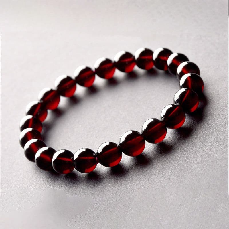 レア！高品質 ロードライトガーネットブレスレット パワーストーン 1巻