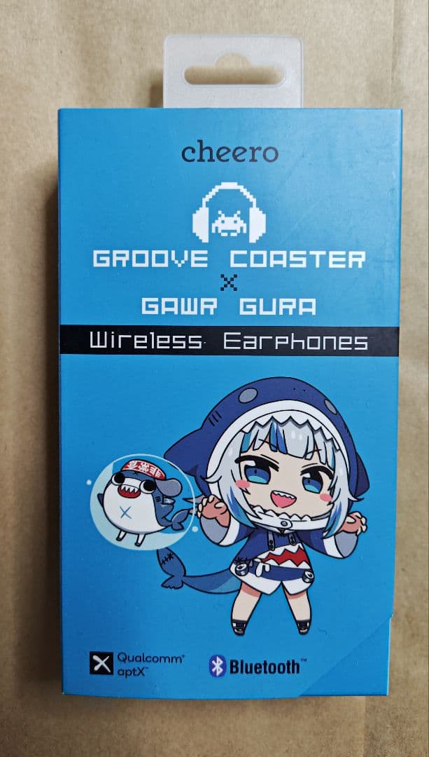 新品　ホロライブ がうるぐら ワイヤレ　スイヤホン　グルーヴコースター グルーヴコースター×ホロライブ オリジナルワイヤレスイヤホン