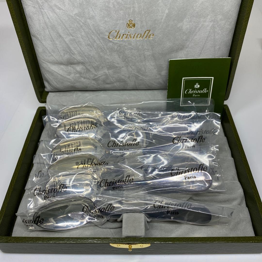 クリストフルカトラリーセット等21点　共箱　938gトトカ東さ7-0817☆2F