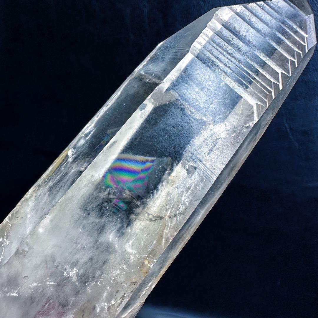 希少高透明度❗️マニカラン産レインボー☆ヒマラヤ水晶クラスター強いパワーA1443