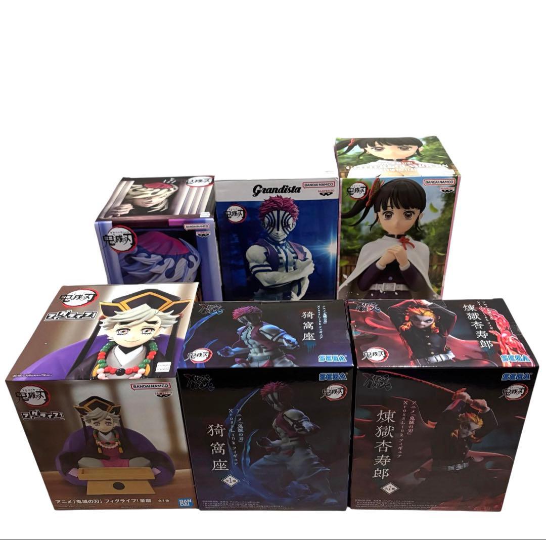 鬼滅の刃 フィギュア 栗花落カナヲ 猗窩座 童磨 煉獄杏寿郎 - メルカリ