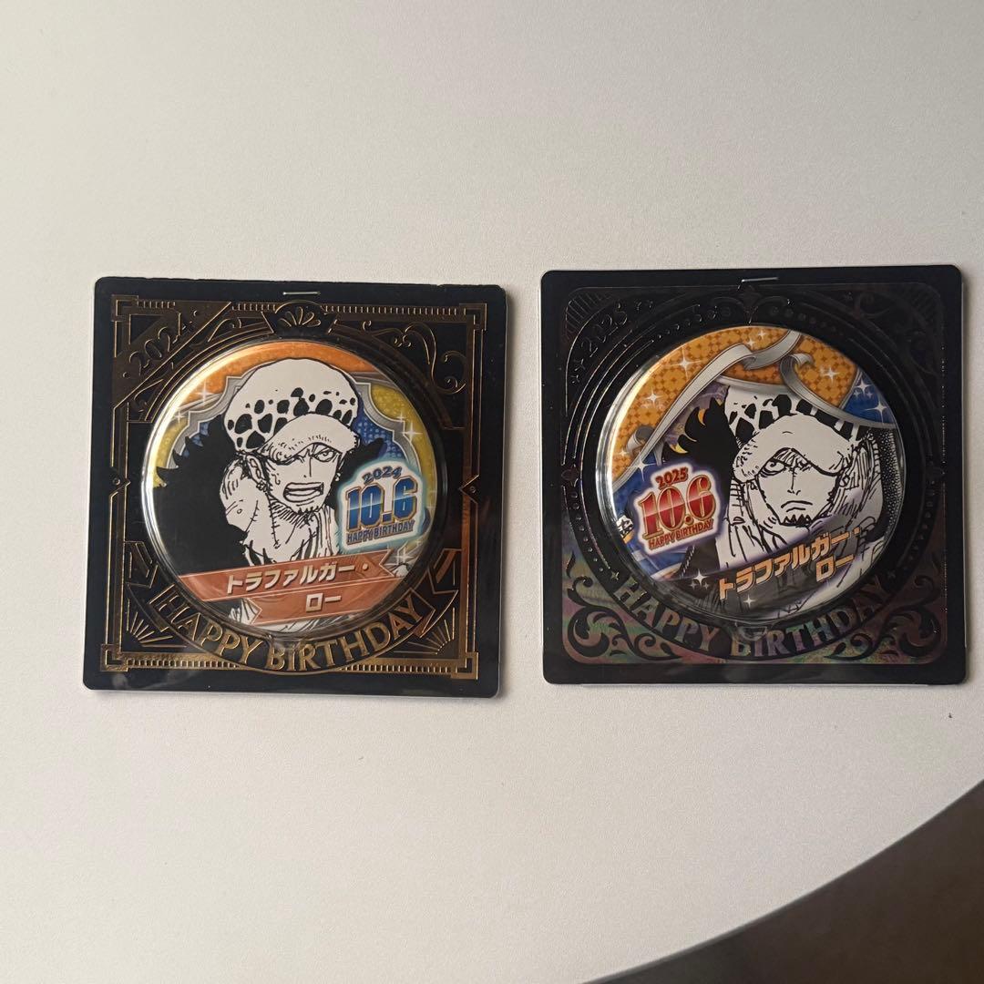 トラファルガー・ロー バースデー 2024 2025 缶バッジ アクリル