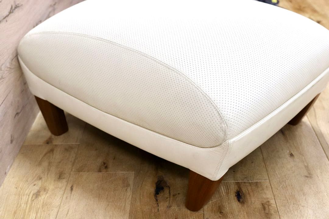 GMGF139○IDC大塚家具 LINLEY リンレイ オットマン フットスツー