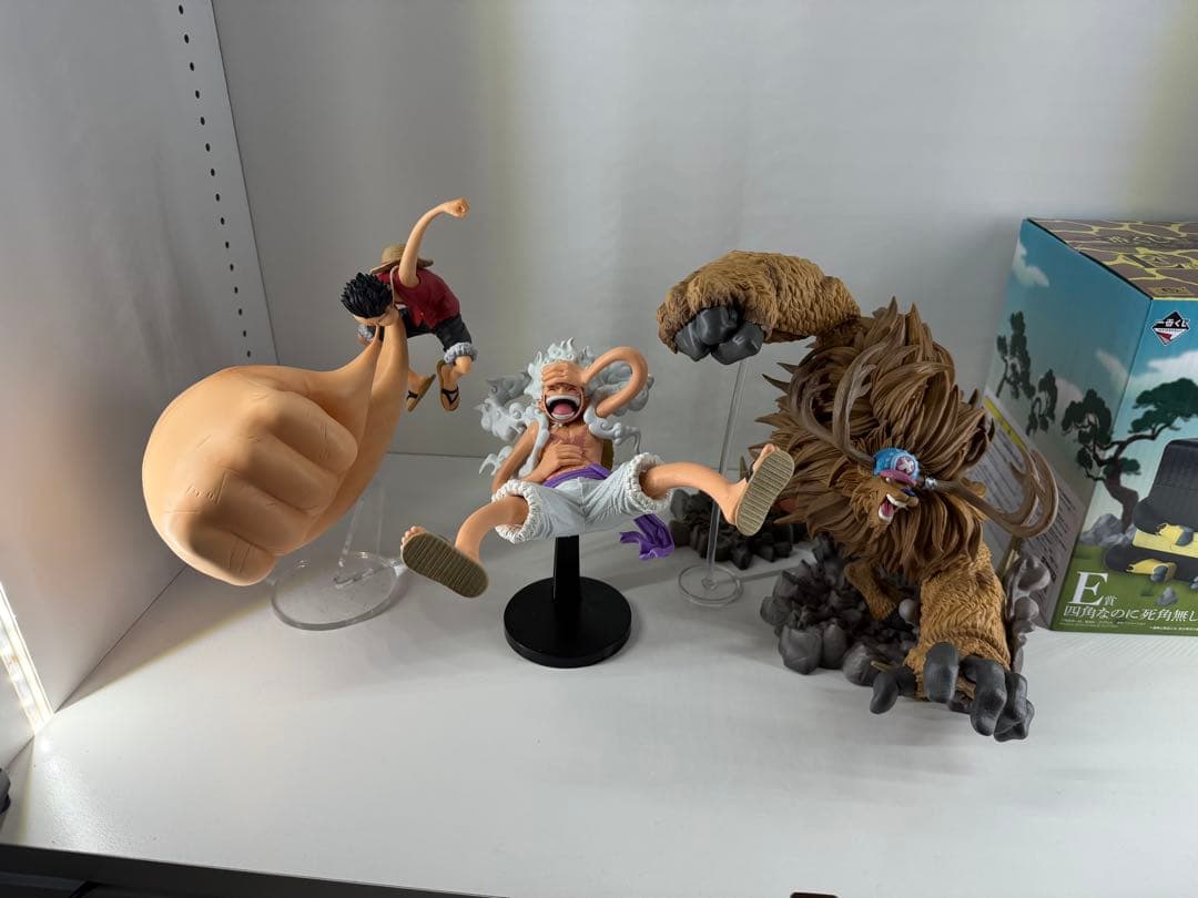 ワンピース　一番くじ　ギア3 チョッパー　ギア5 四角なのに死角無し　小物入れ