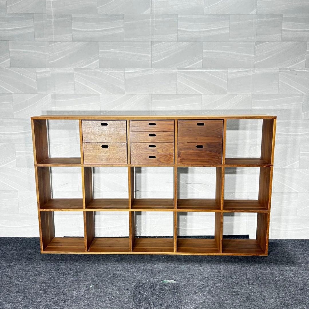 引取限定価格 無印良品 スタッキングシェルフ 5段 3列 人気 d4832