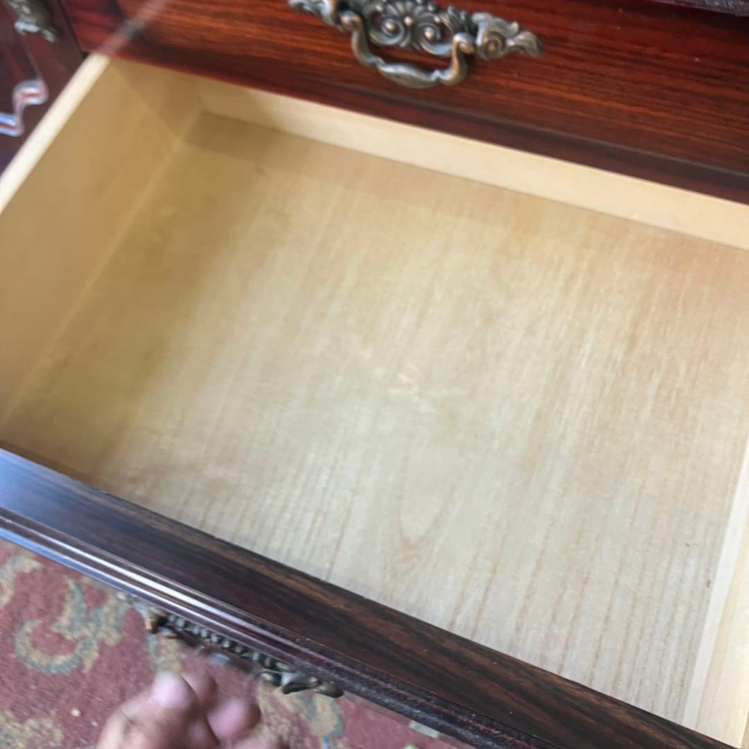 昭和レトロ ミッドセンチュリー 大型 木製サイドボード 飾り棚 古家具 古道具