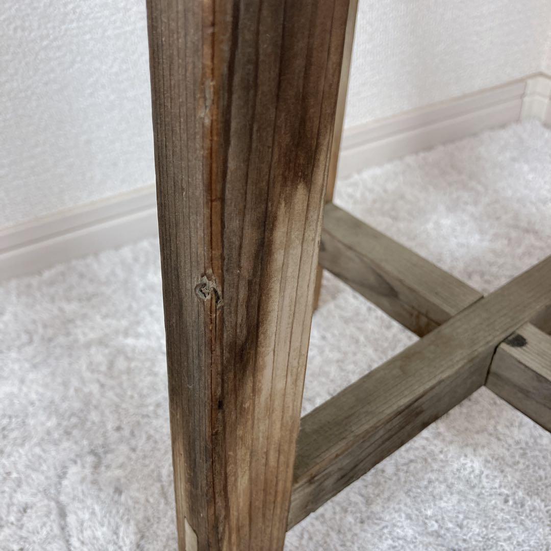 レトロ家具　丸椅子　木製スツール　古道具　古家具　昭和レトロ　飾台　アンティーク