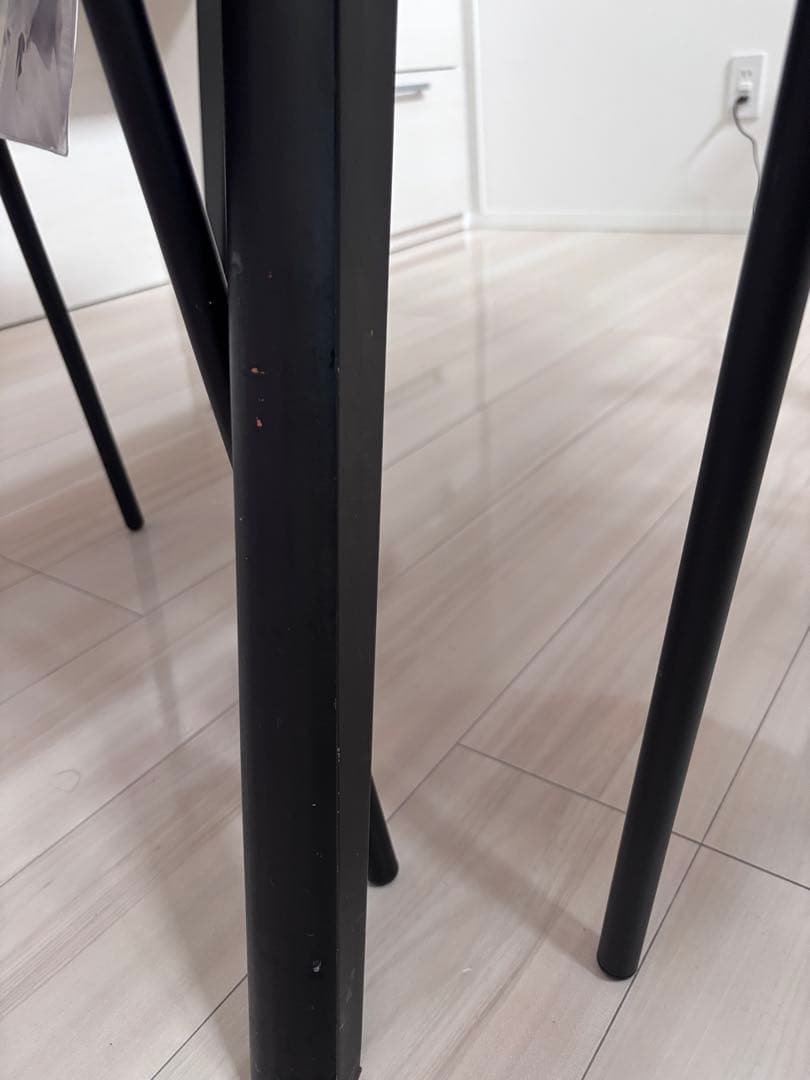 セメント調 円形ダイニングテーブル 120cm モールテックス風 - メルカリ