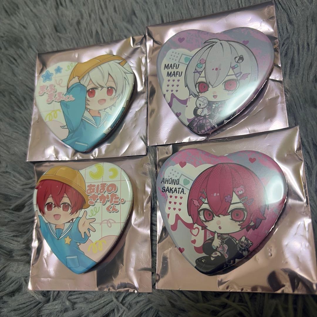 そまうさ まふまふ となりの坂田 あほの坂田 缶バッジ 4個 - メルカリ