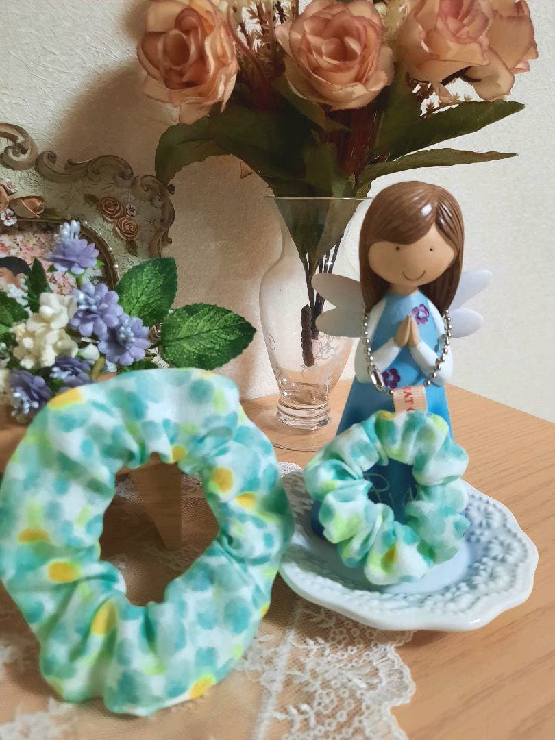 ゆきそら様お取置きです。レジンヘアゴム おねむ猫ちゃんのカバン No.715