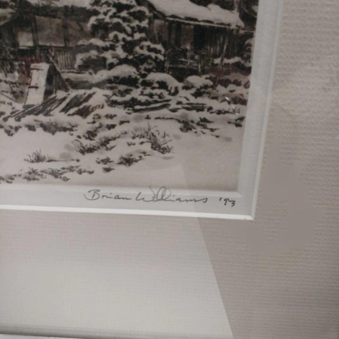 ブライアンウィリアムズTampa エッチング銅版画
