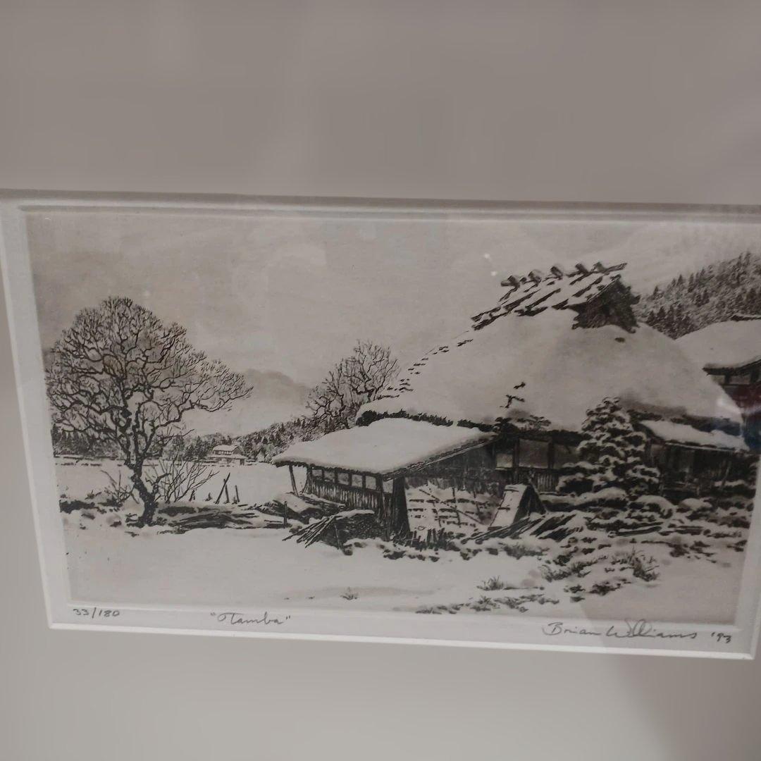 ブライアンウィリアムズTampa エッチング銅版画