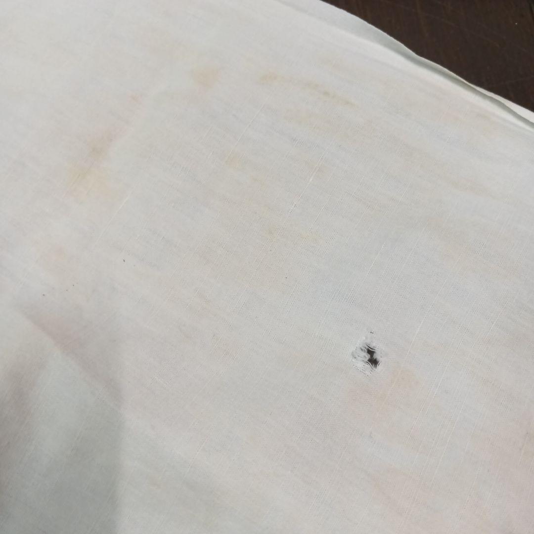 france vintage リネン＆コットン 花柄刺繍　 シーツ　ベッドカバー