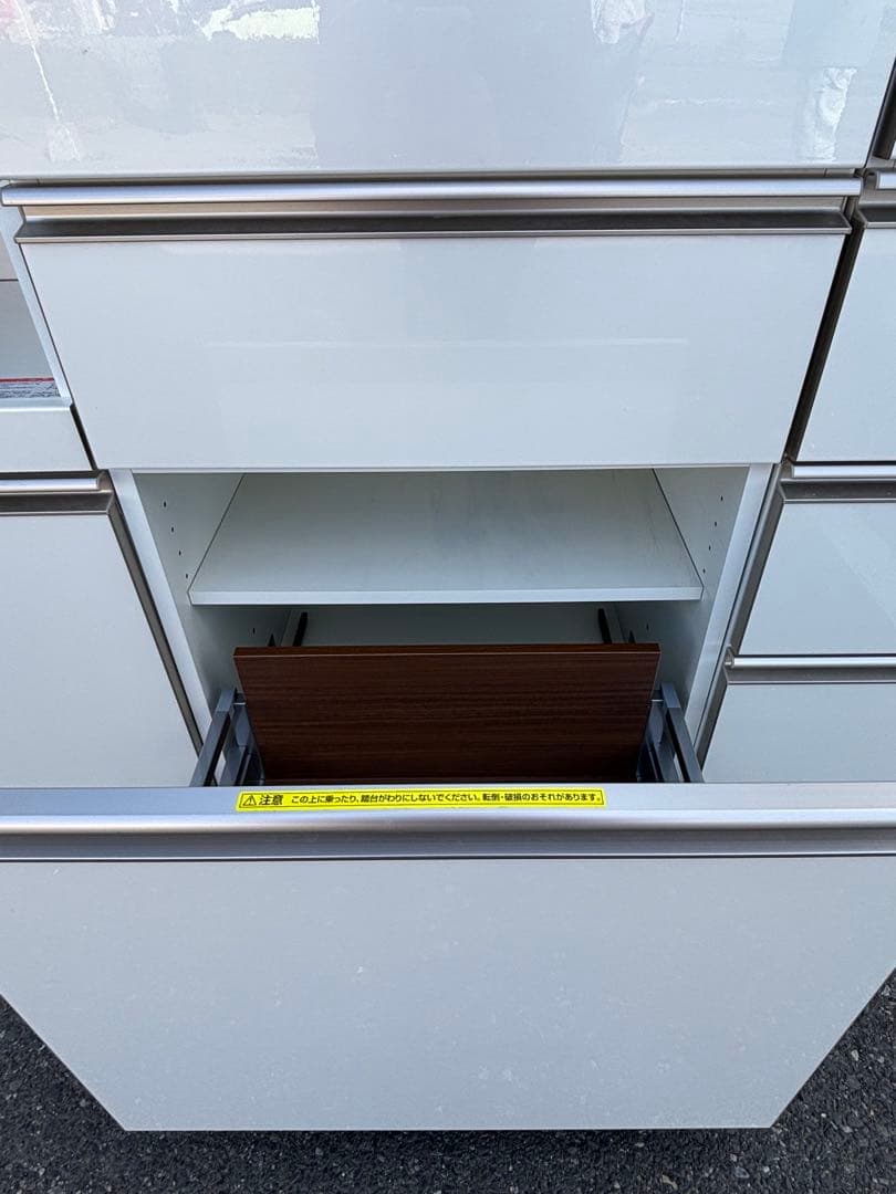 AYANO 綾野製作所 食器棚 キッチンボード ホワイト