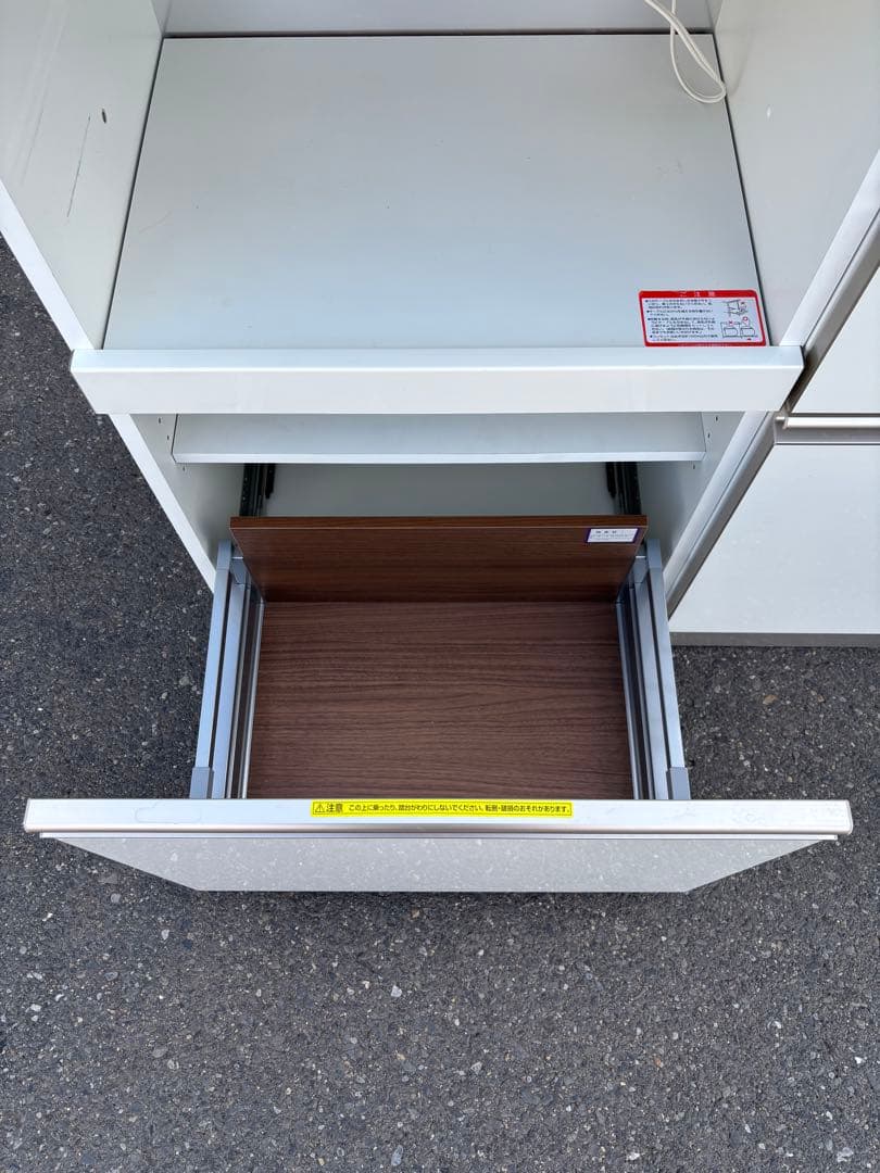 AYANO 綾野製作所 食器棚 キッチンボード ホワイト