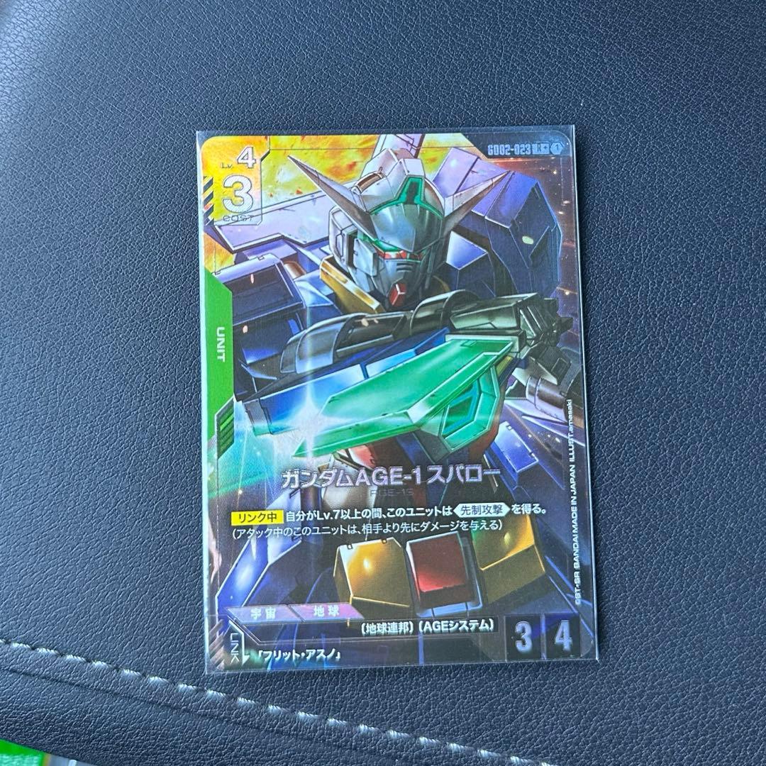 ガンダムカードゲーム ガンダムAGE-1スパロー R+パラレル - メルカリ