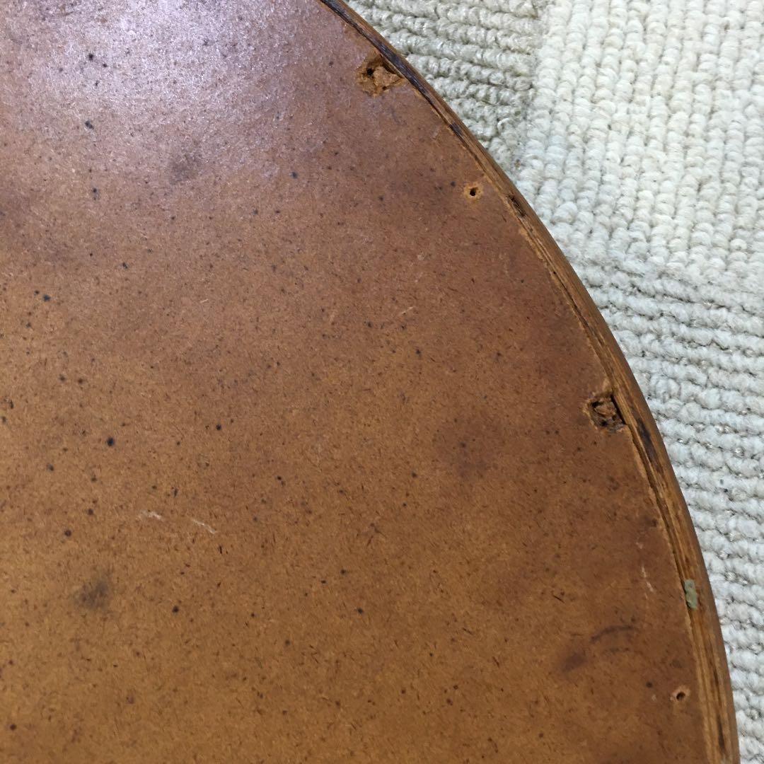 ラタン壁掛けミラー　アンティーク