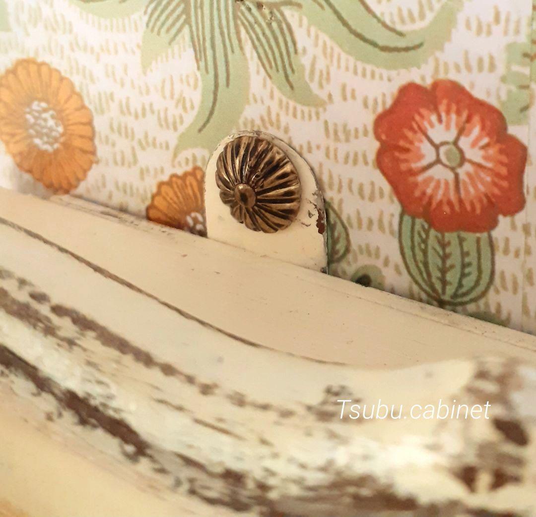 アンティーク・ヴィンテージ調　シャビー　ウォールシェルフ　キャビネット