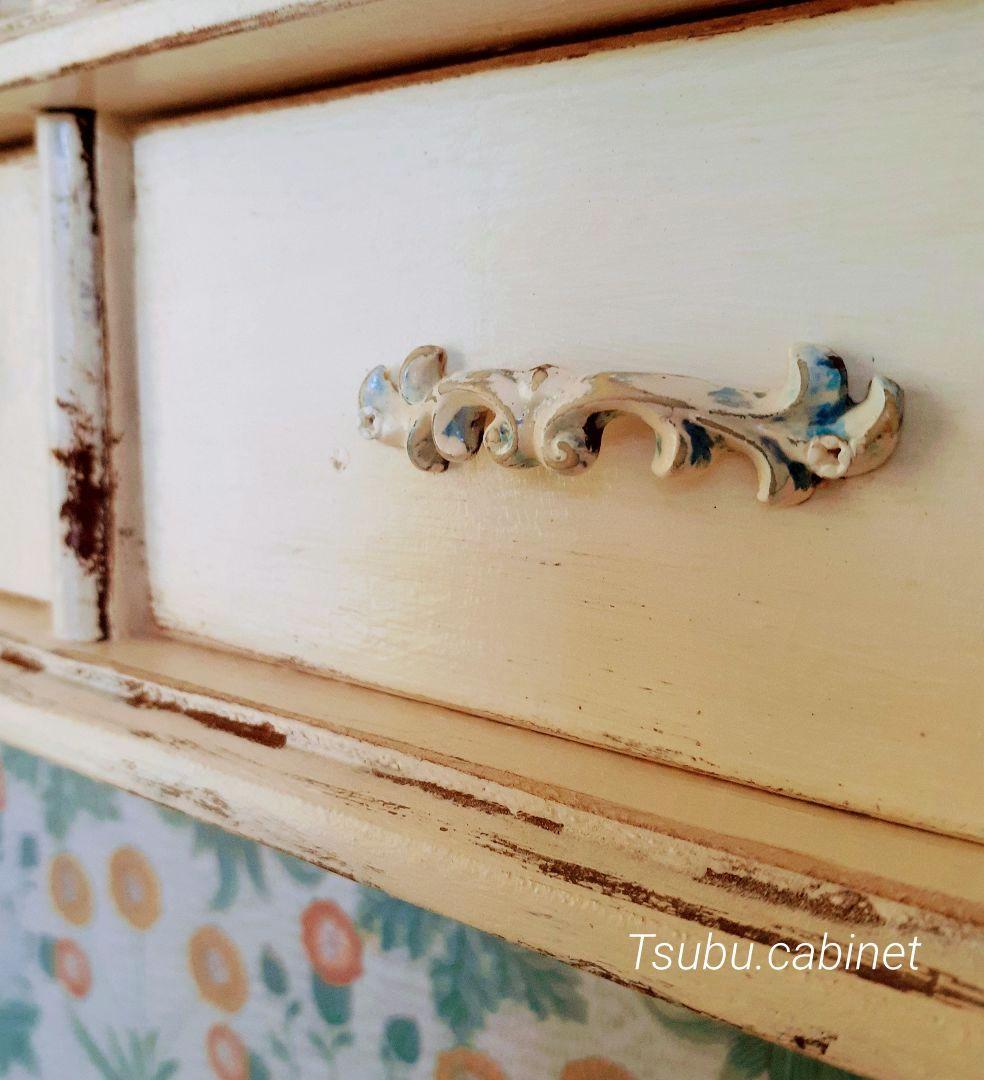 アンティーク・ヴィンテージ調　シャビー　ウォールシェルフ　キャビネット