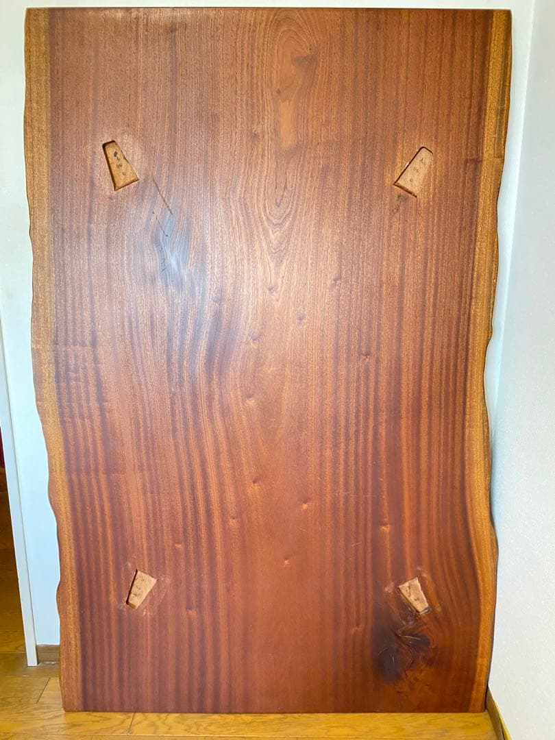 ブラックウォールナット　無垢材　ローテーブル　レア物　高級板　座卓　胡桃