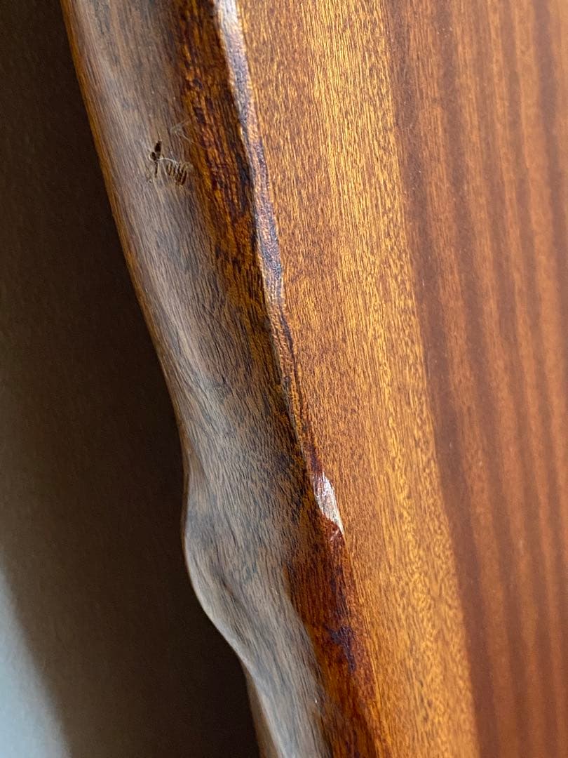 ブラックウォールナット　無垢材　ローテーブル　レア物　高級板　座卓　胡桃