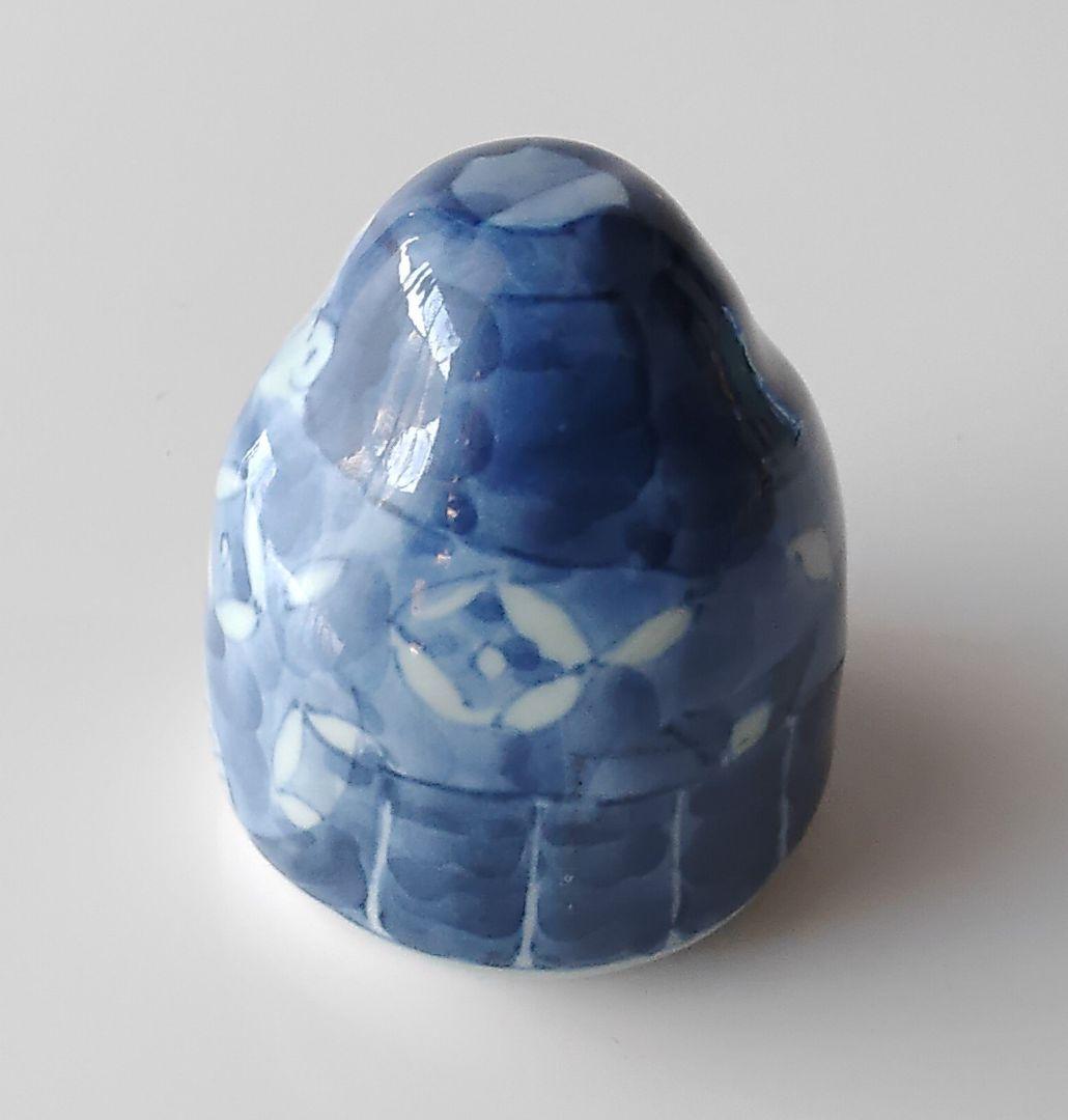 花雛人形　置物　手描き　有田焼　中尾正三郎　伝統工芸士