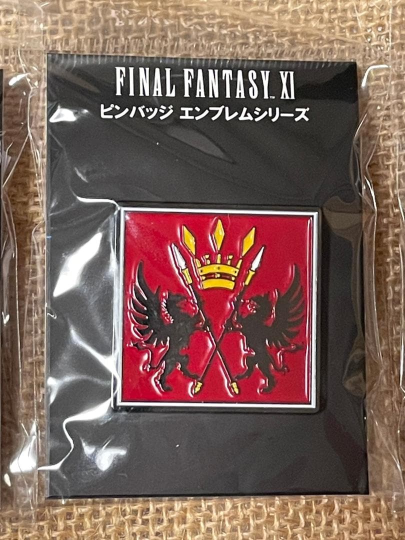 FINALFANTASY XI バストゥーク サンドリア ウィンダス ピンバッジ