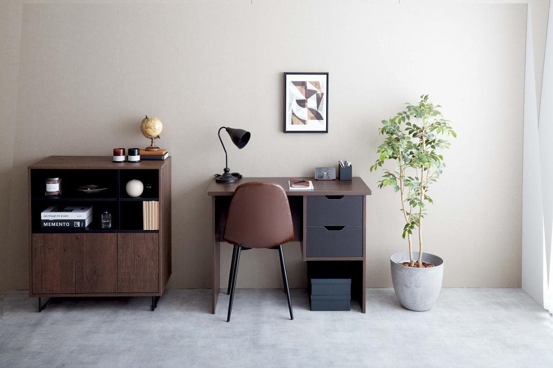 《新品・送料無料》ニーナ【Nina】引き出し付デスク幅100cm