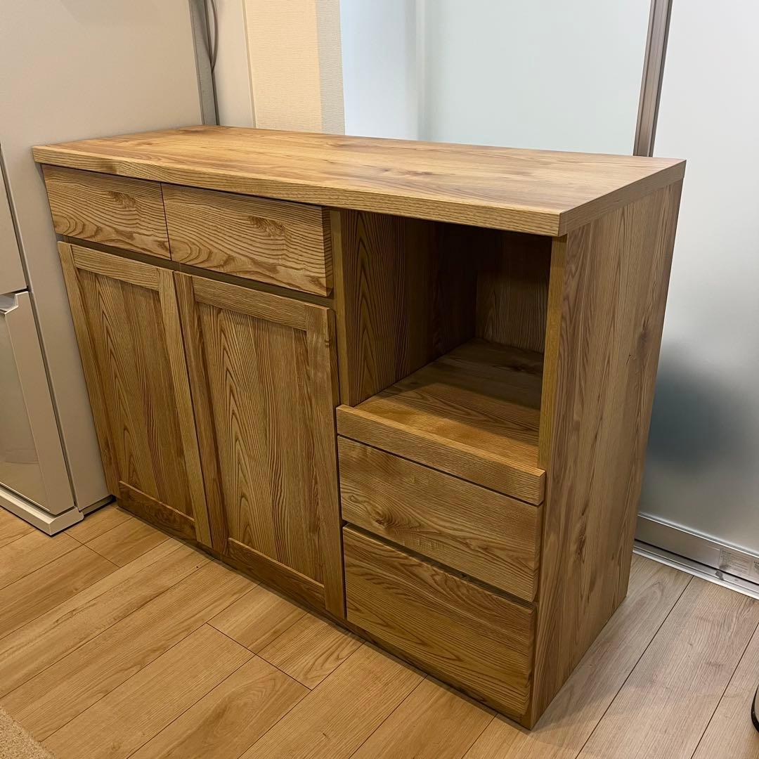 カップボード　食器棚　120cm 木製