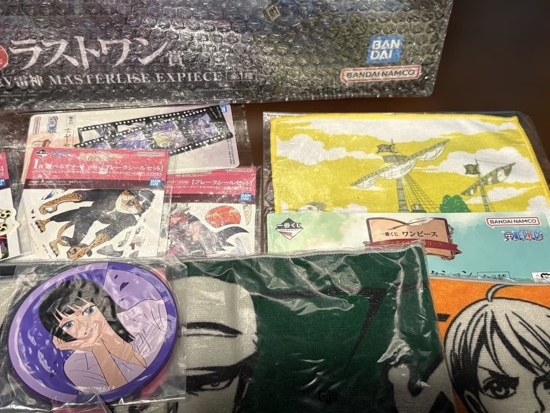 ワンピース一番くじ　ラストワン賞　2億V雷神　エネルフィギュア　おまけ付き