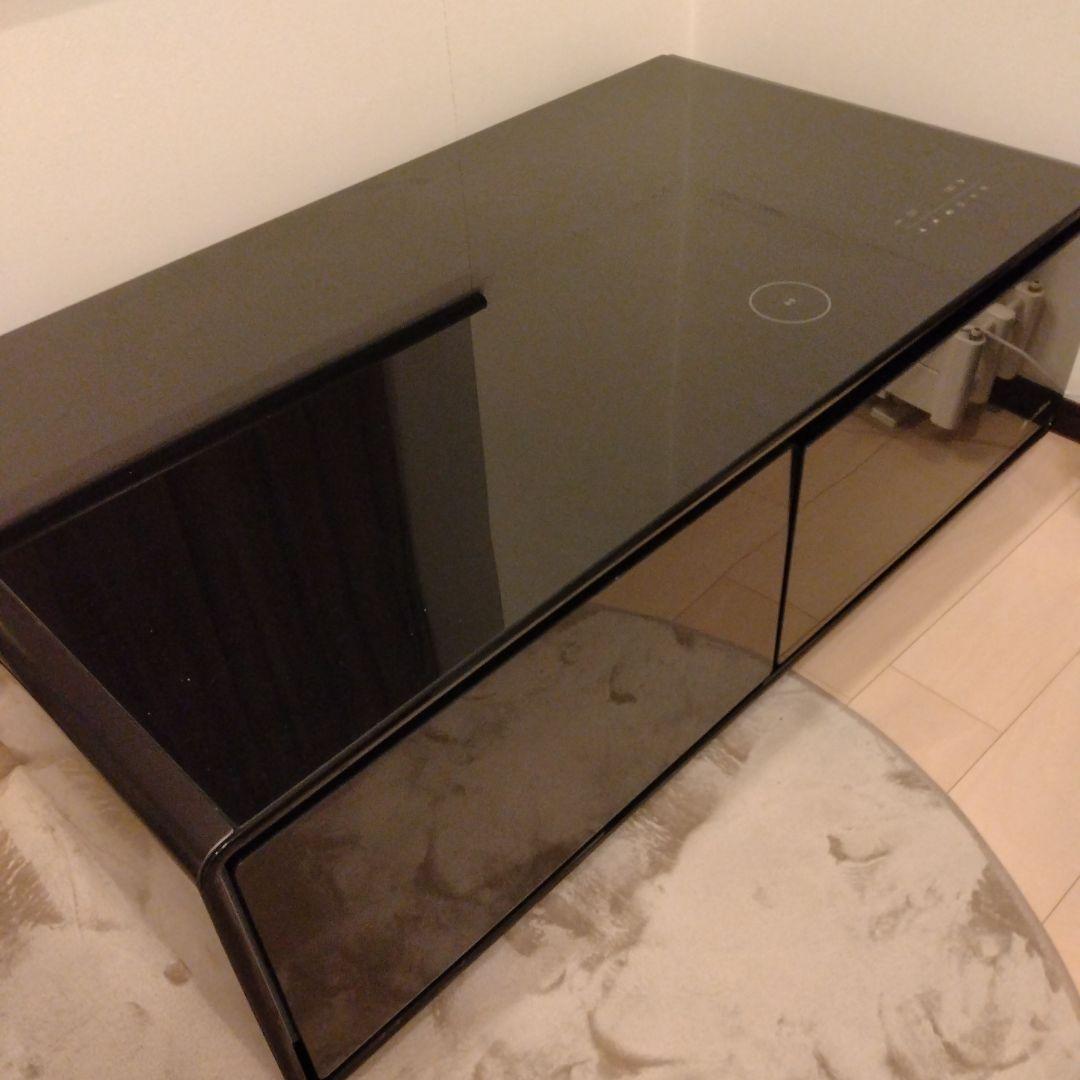 LOOZER STB135 ブラック 冷蔵庫付きテーブル