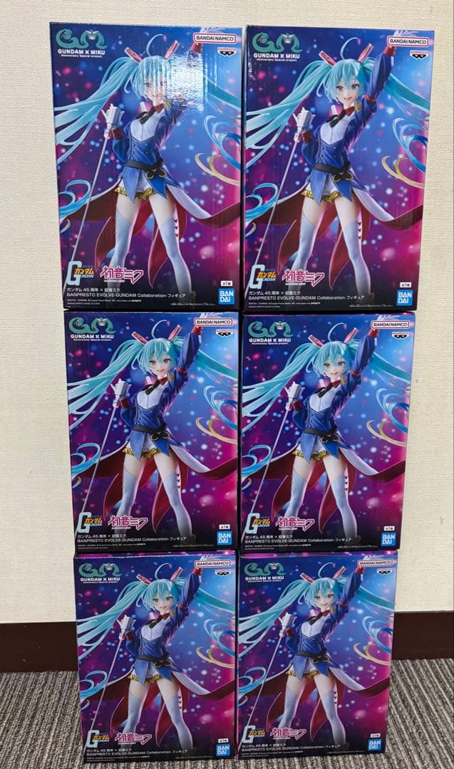 45周年GUNDAM x MIKU 初音ミク フィギュア 6体セット