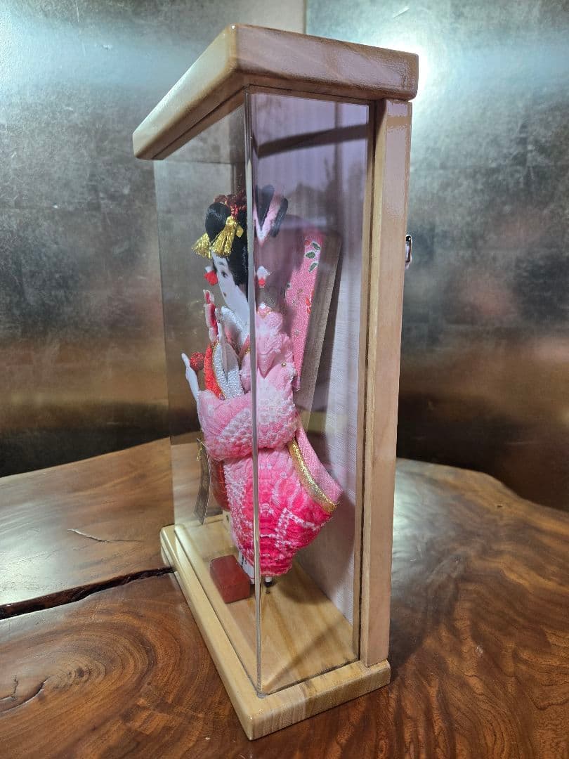 【一点限り】正月飾り　羽子板　ケース飾り　壁掛け　H53