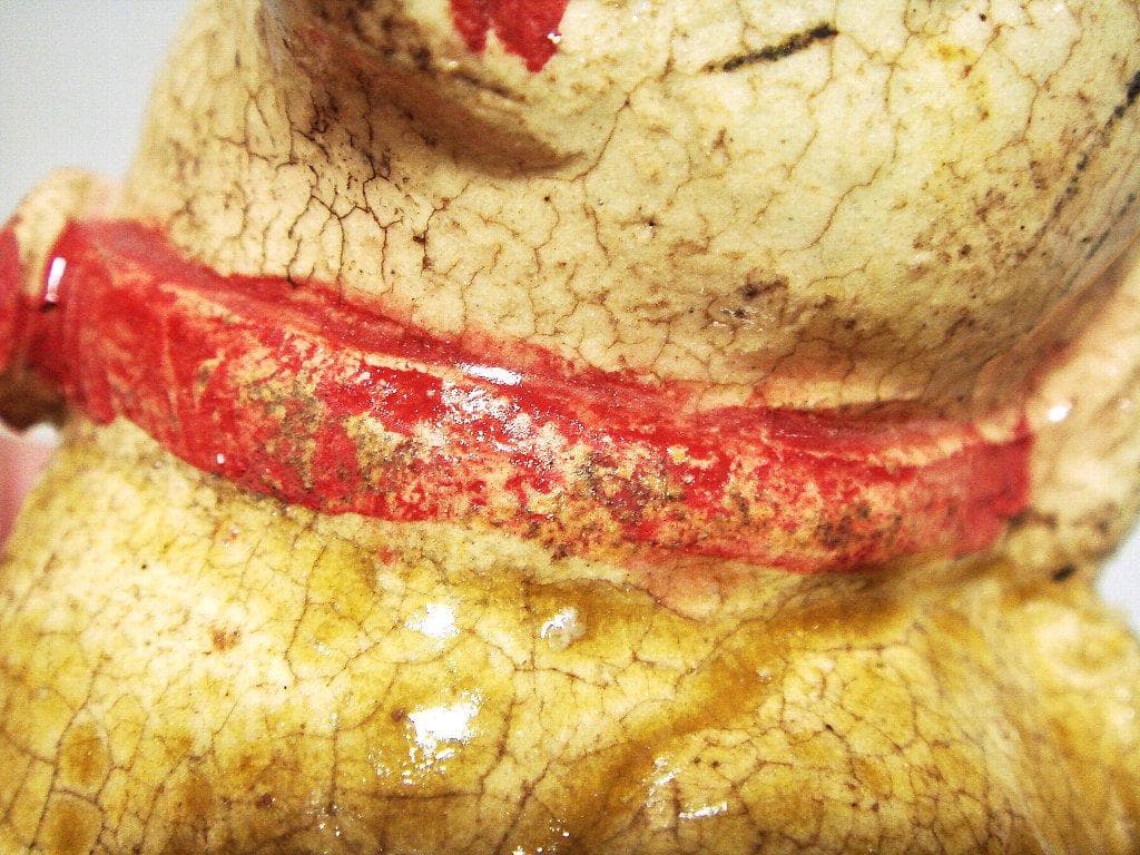 926『黄瀬戸 眠り猫』陶器　/骨董品 古美術 アンティーク 古玩