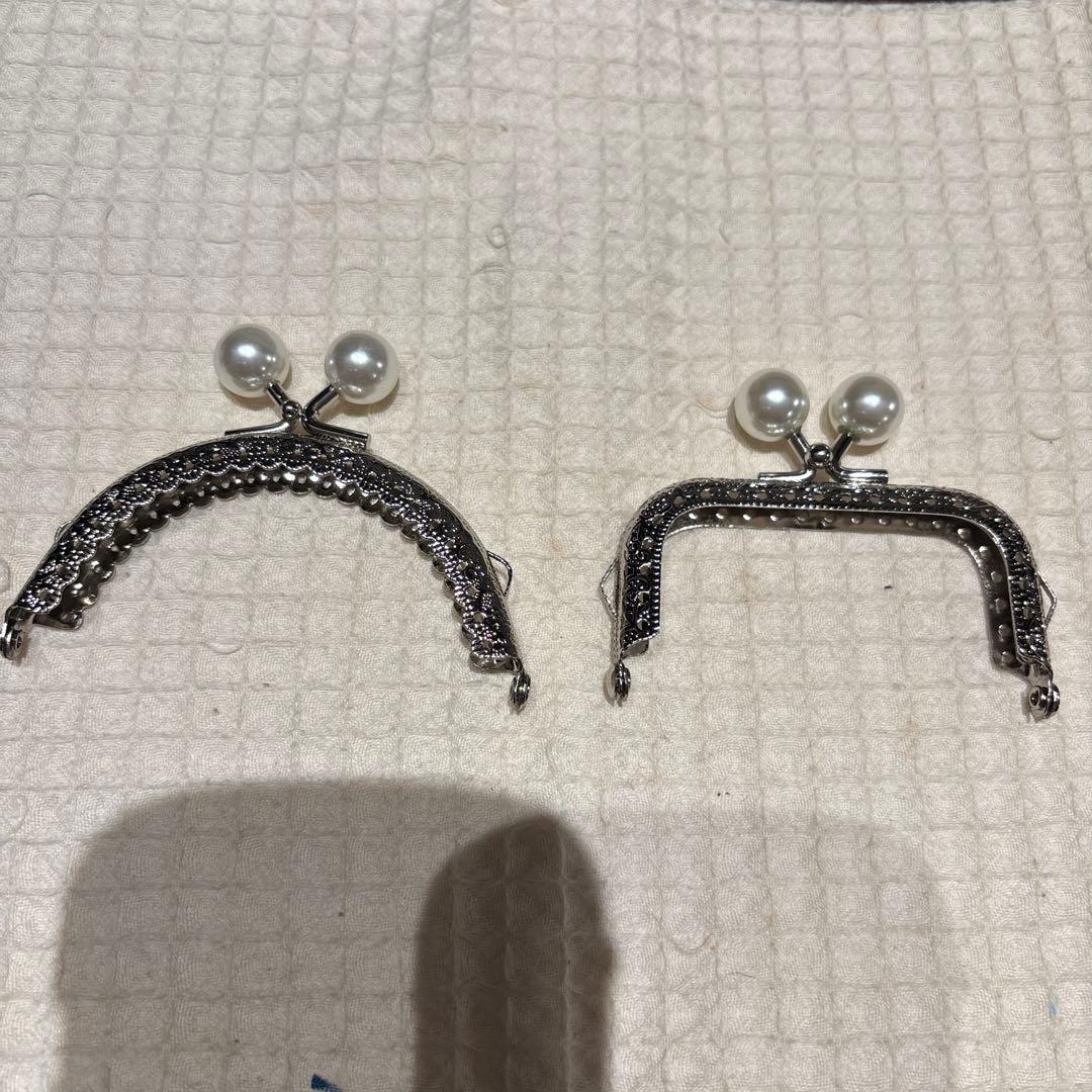 ［ゆかちゃんさま専用］スマイルがま口　ミニポーチ　ハンドメイド❤︎