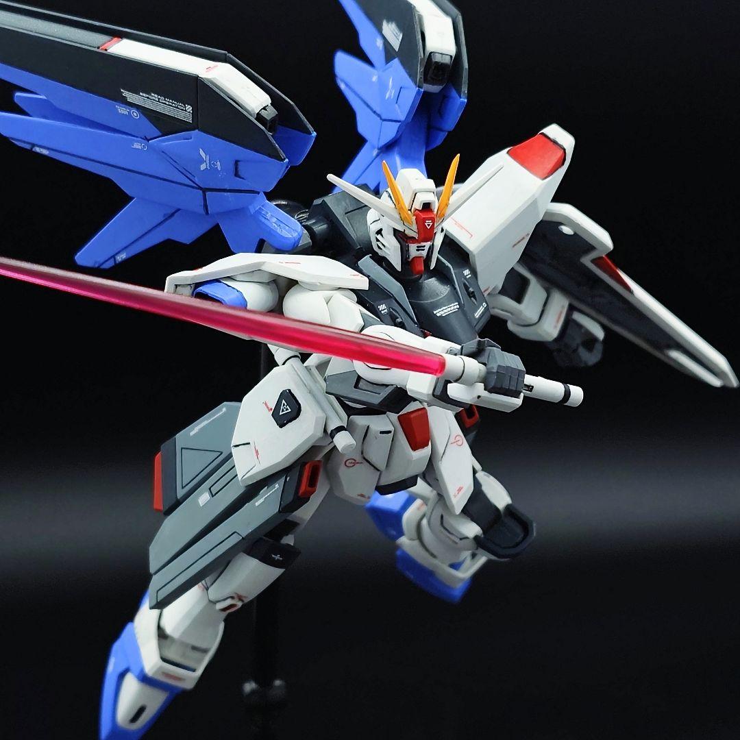 HG 1/144 フリーダムガンダム 全塗装完成品 - メルカリ