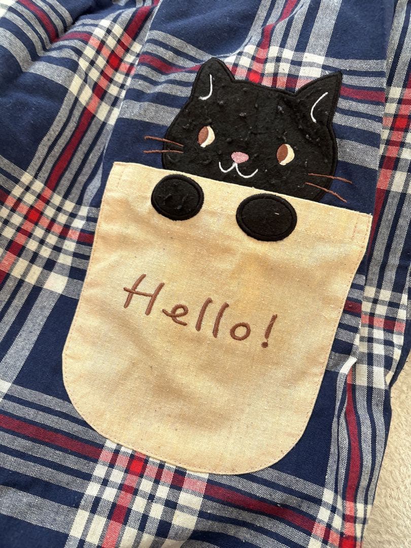 【送料無料】割烹着 エプロン 裏起毛 5着セット