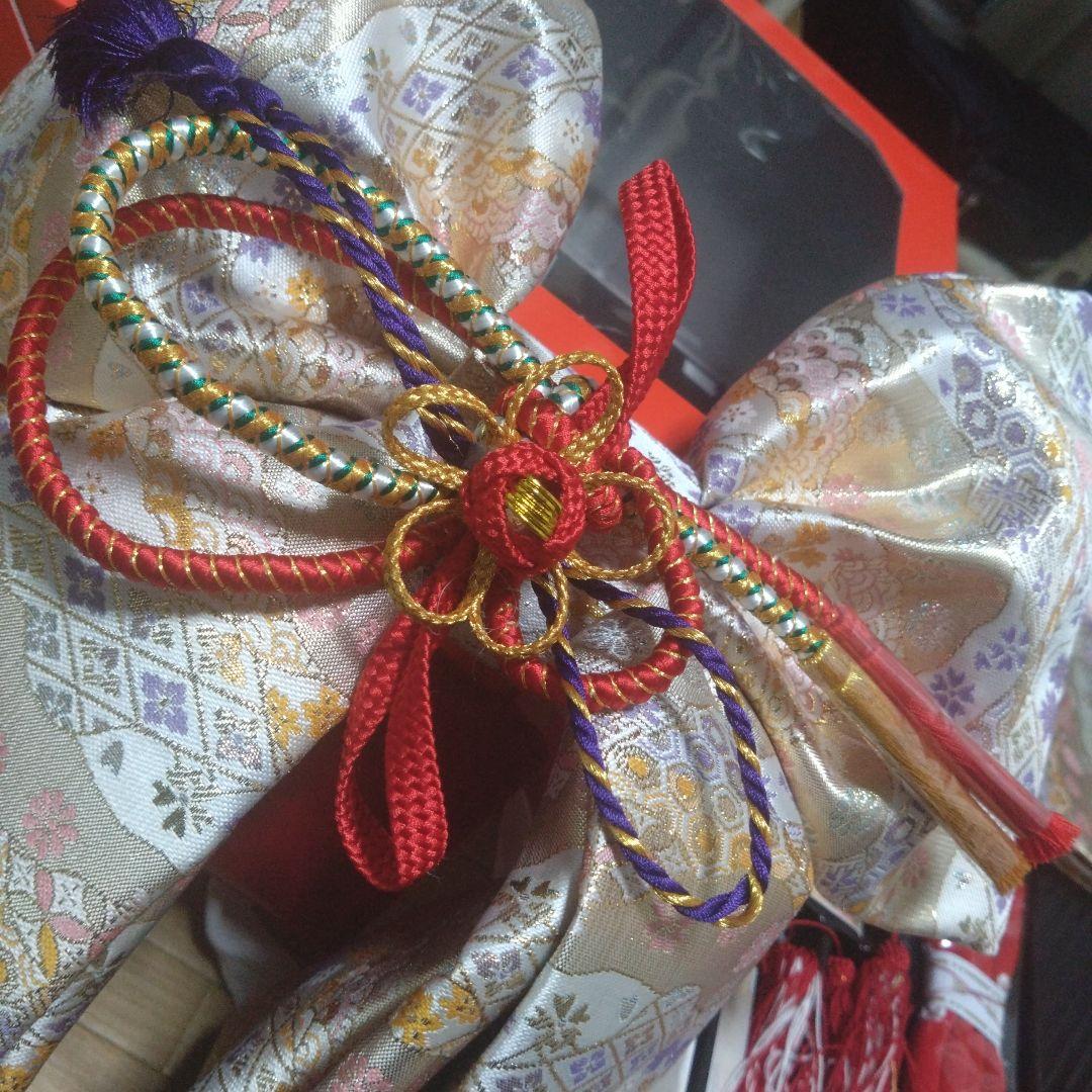 未使用★七歳★帯＆はこせこ草履バッグ