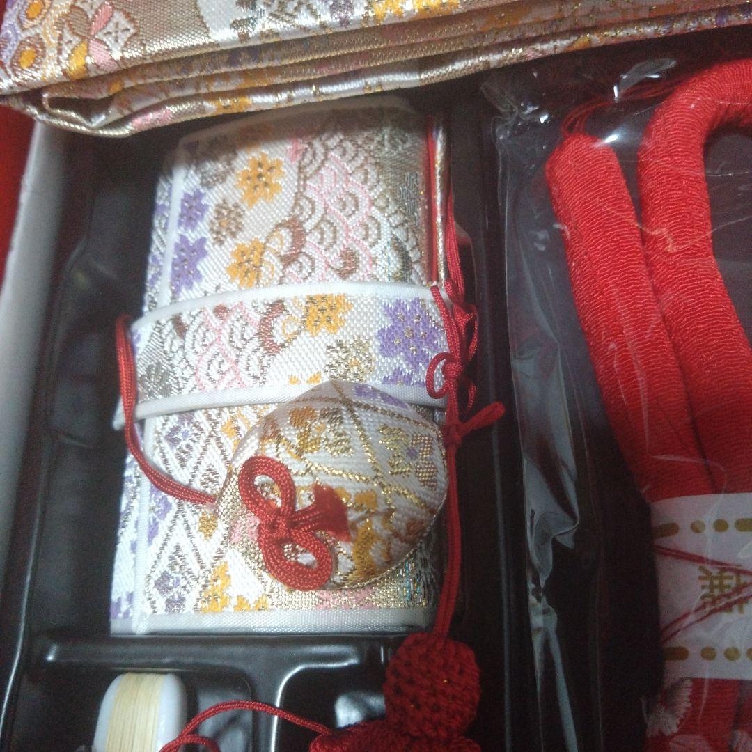 未使用★七歳★帯＆はこせこ草履バッグ