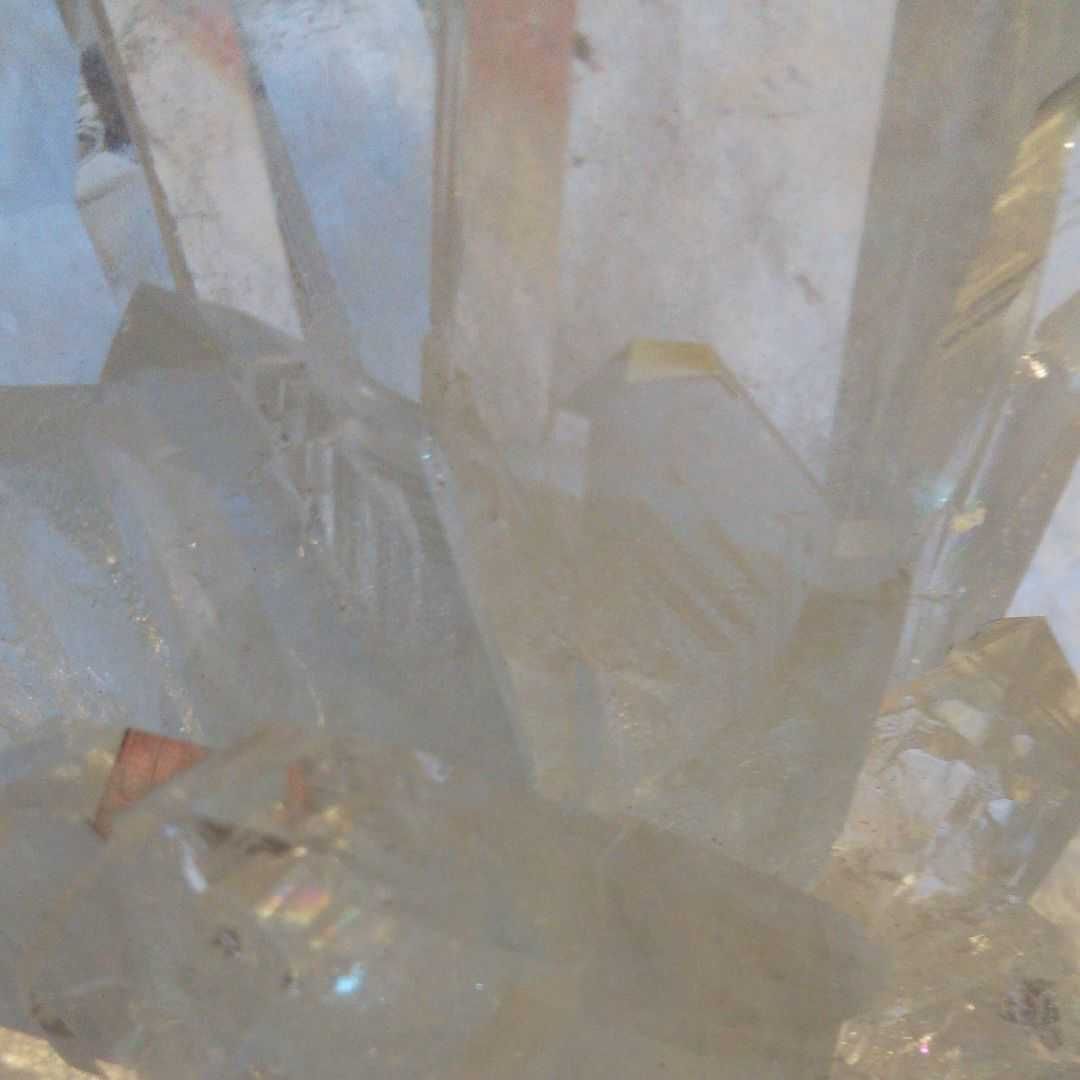 水晶 ブラジル ミナジェスライス産 クラスター 水晶群