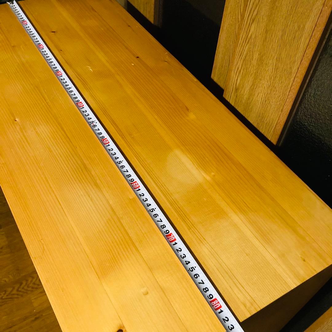 廃盤品】無印良品 4段 パイン材チェスト - メルカリ