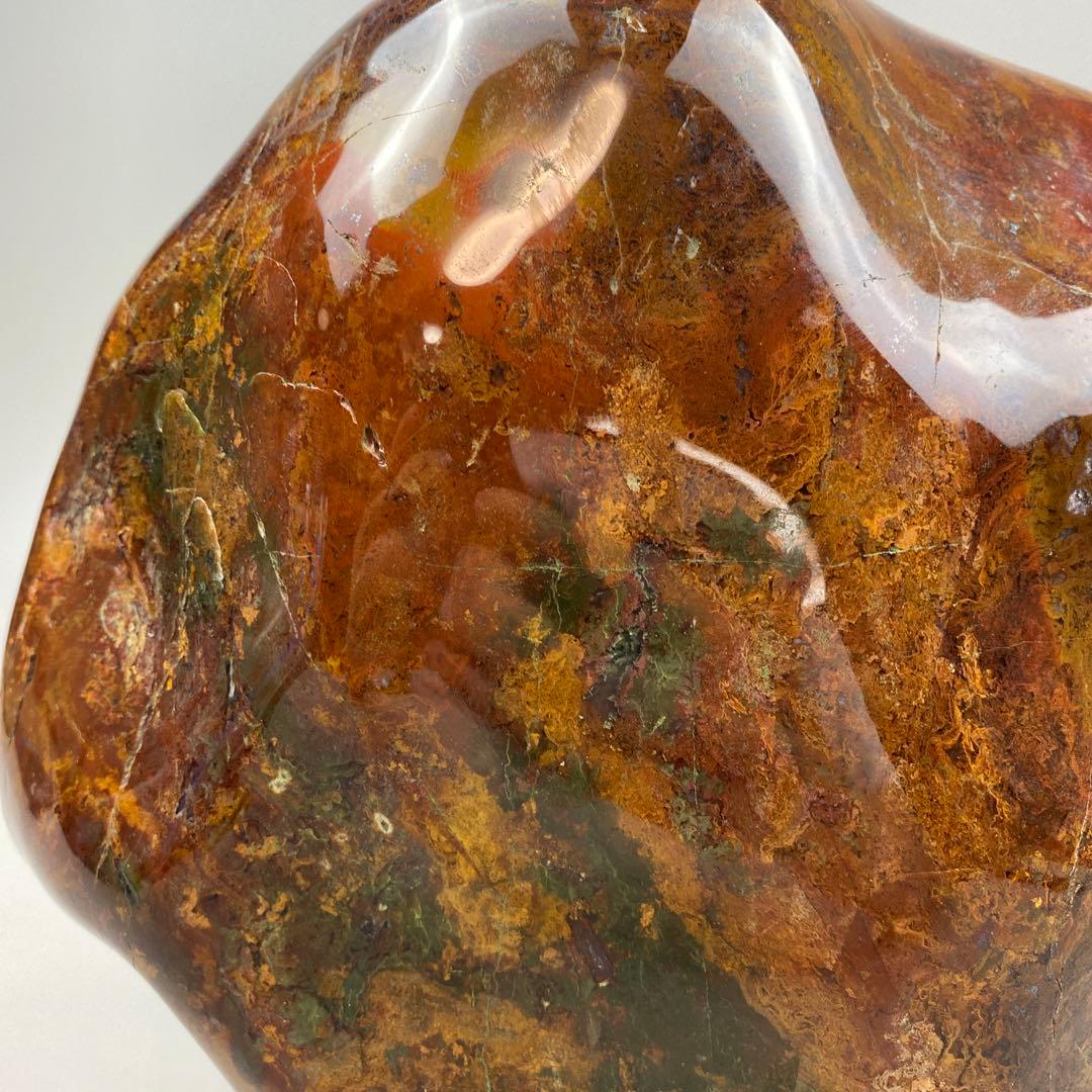 鑑賞石 赤瑪瑙 原石 アゲート 大型 約16.26kg 瑪瑙 メノウ - メルカリ